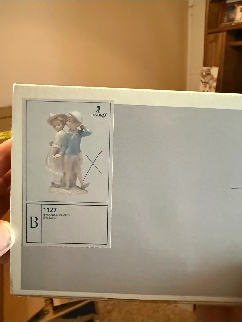 Lladro retired Puppy Love porcelain figurine with box #1127